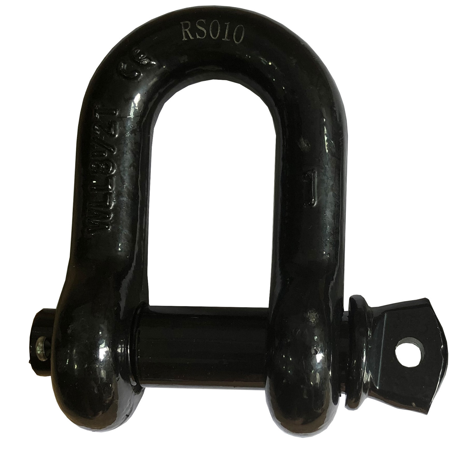 1" 8.5T D Shackle (Black)