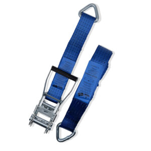 5000kg Blue Ratchet Strap with D Rings