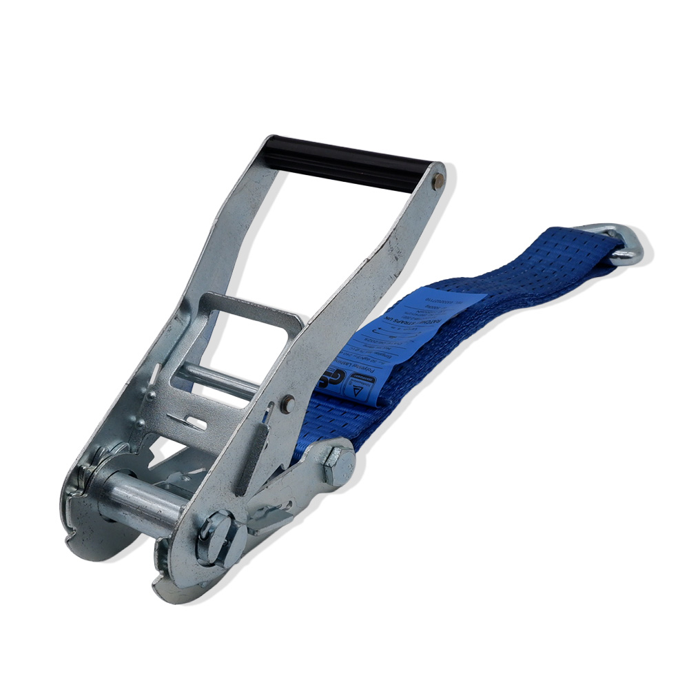 5000kg Blue Ratchet Strap with D Rings