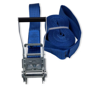 5000kg Blue Ratchet Strap With Looped End
