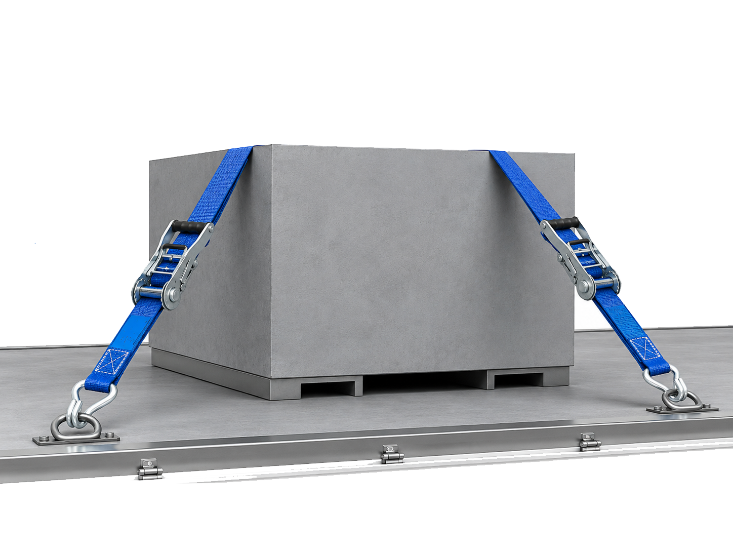 3000kg black ratchet strap with double j hooks